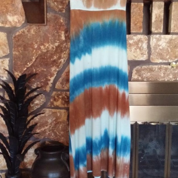 Ombre Maxi Skirt - S - Picture 2 of 4